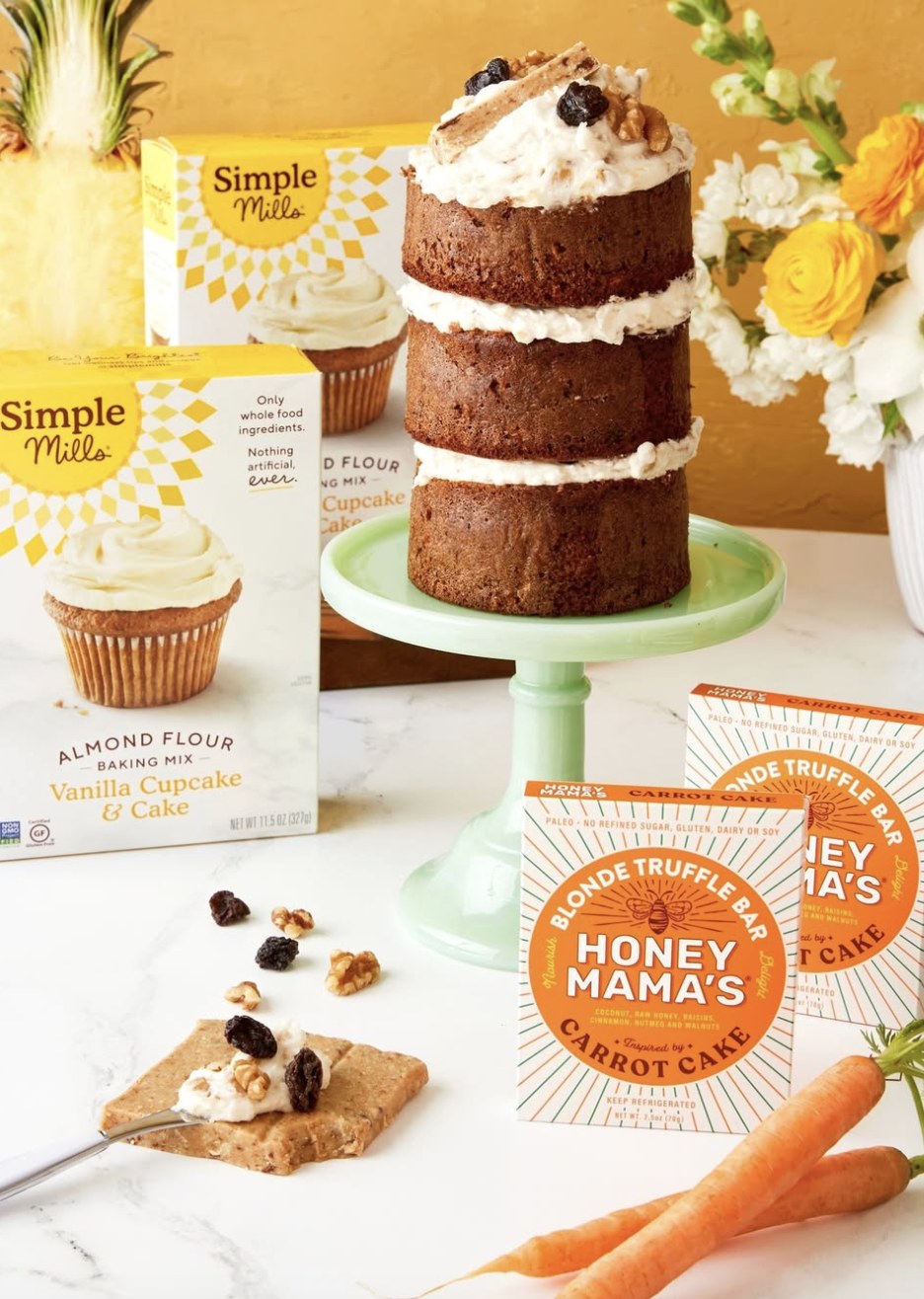 HONEY MAMA'S — Carrot cake recipe and giveaway with Simple Mills